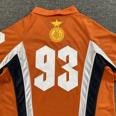 Bape Multi Logo Soccer Jersey Orange