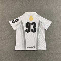 Bape Multi Logo Soccer Jersey White