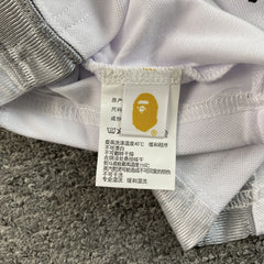 Bape Multi Logo Soccer Jersey White