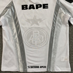 Bape Multi Logo Soccer Jersey White