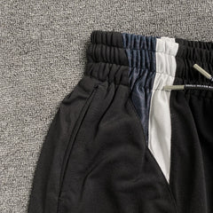 Bape Multi Logo Soccer Shorts Black