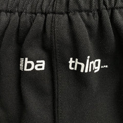 Bape Multi Logo Soccer Shorts Black