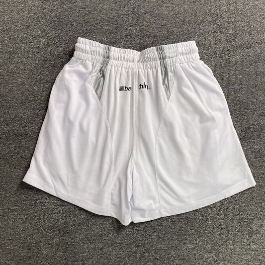 Bape Multi Logo Soccer Shorts White