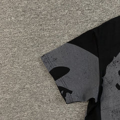 Bape Water Print Ape Head Tee Black