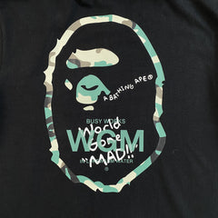 Bape Woodland Camo WGM Tee Black