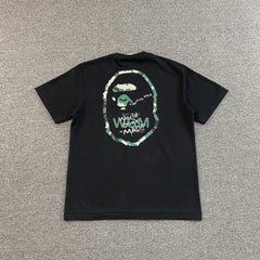 Bape Woodland Camo WGM Tee Black