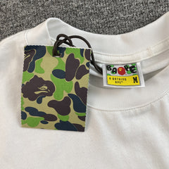 Bape Woodland Camo WGM Tee White