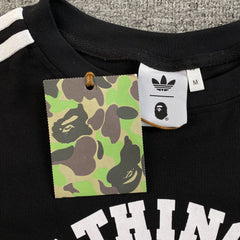 Bape x Adidas Tee Black