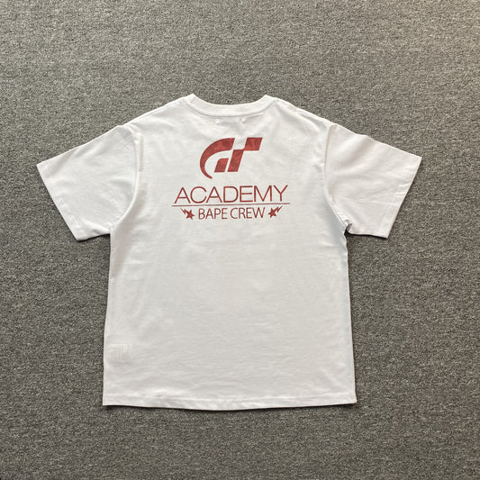 Bape x Gran Turismo Tee White