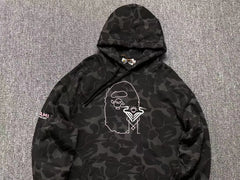 Bape X Inter Miami CF Camo Hoodie Black