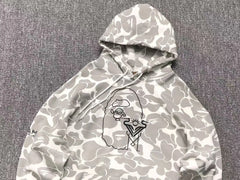 Bape X Inter Miami CF Camo Hoodie White