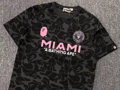 Bape X Inter Miami CF Camo Tee Black