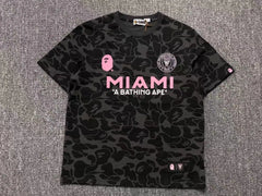 Bape X Inter Miami CF Camo Tee Black