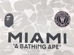 Bape X Inter Miami CF Camo Tee White
