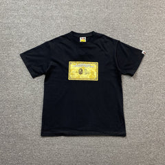 Bape x OVO Card Tee Black