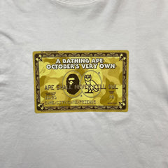 Bape x OVO Card Tee White