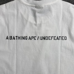 Bape x Undefeated Tee White