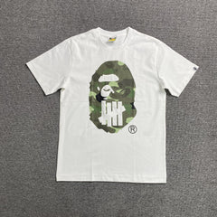 Bape x Undefeated Tee White