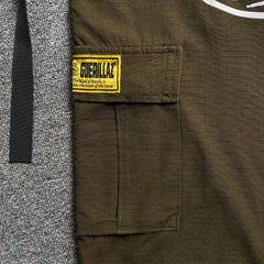 Corteiz Alcatraz Cargo Shorts Brown