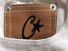 Corteiz C-Star Denim Shorts Natural