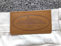 Corteiz C-Star Denim Shorts Natural