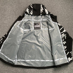 Corteiz Elitework Waterproof Shell Jacket Black