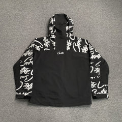 Corteiz Elitework Waterproof Shell Jacket Black