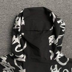 Corteiz Elitework Waterproof Shell Jacket Black