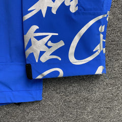 Corteiz Elitework Waterproof Shell Jacket Blue