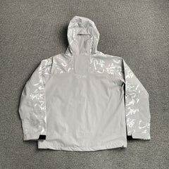 Corteiz Elitework Waterproof Shell Jacket Grey