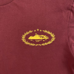 Corteiz Royale Tee Burgundy