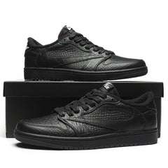 Travis Scott x Air Jordan 1 Crocodiles Black