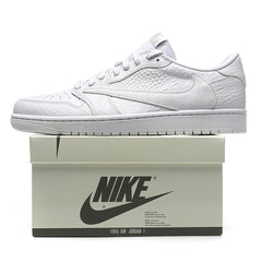 Travis Scott x Air Jordan 1 Crocodiles White