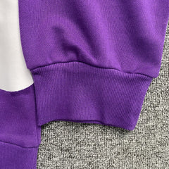 Denim Tears Big Cotton Wreath Hoodie Purple