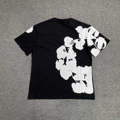 Denim Tears Big Cotton Wreath Tee Black