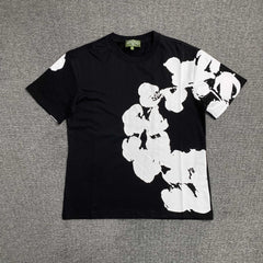 Denim Tears Big Cotton Wreath Tee Black