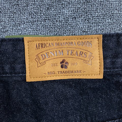 Denim Tears The Cotton Wreath Jean Short Black