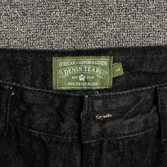 Denim Tears The Cotton Wreath Jean Short Black