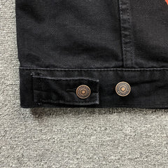 Denim Tears X Offset Wreath Denim Jacket Black