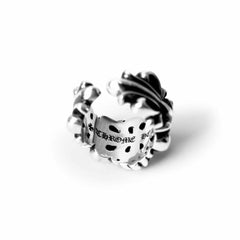Chrome Hearts Double Floral Ring