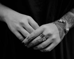 CH Floral Cross Ring