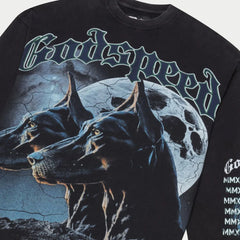 New God Speed F.T.D LS T-Shirt (Black Wash)