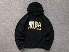 Fear of God Essentials NBA Hoodie Black
