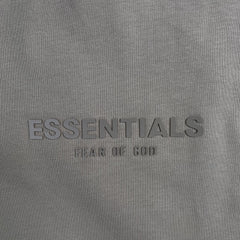 Fear Of God Essentials Small Logo Tee Silver Cloud