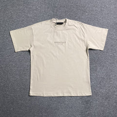 Fear Of God Essentials Small Logo Tee Silver Cloud