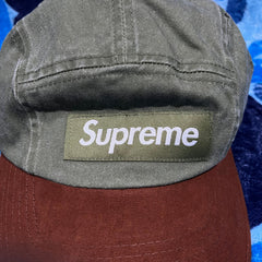 Gorra Supreme Suede Visor Camp Light Olive