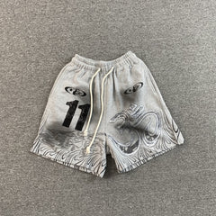 Hellstar Shorts Grey