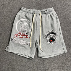 Hellstar Shorts Grey