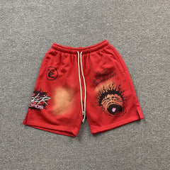 Hellstar Shorts Red