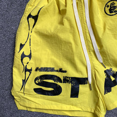 Hellstar Shorts Yellow